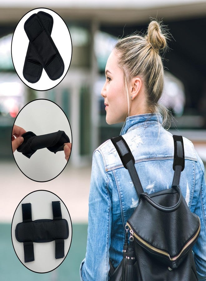PKRFCJ 2 PCS Soft Shoulder Strap Pad, Ultra Comfortable Shoulder Pads for Bag Straps,Breathable & Durable Backpack Strap Pads (Black) - Image 4